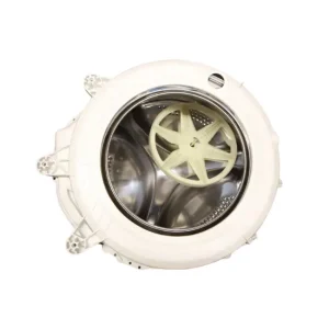Vasca completa originale per lavatrice Candy Hoover Zerowatt 49029792. Ricambio perfetto per ripristinare il corretto funzionamento della lavatrice.